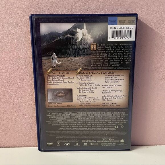 The Lord of the Rings: The Two Towers & The Return of the King DVD - Picture 8 of 10
